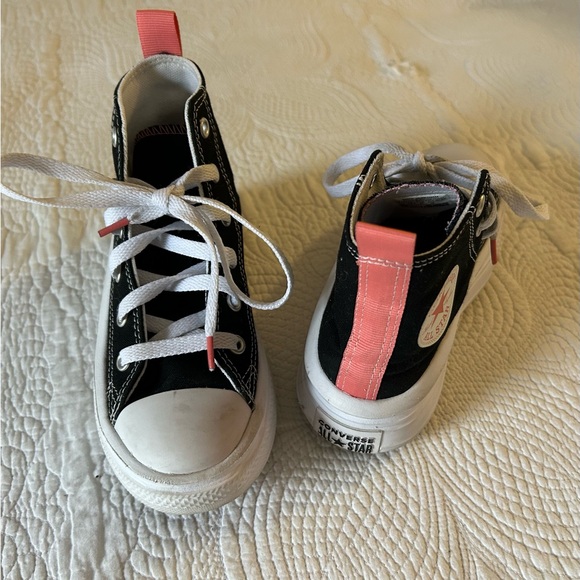 Converse Kids Black High-Top Sneakers - Picture 2 of 4